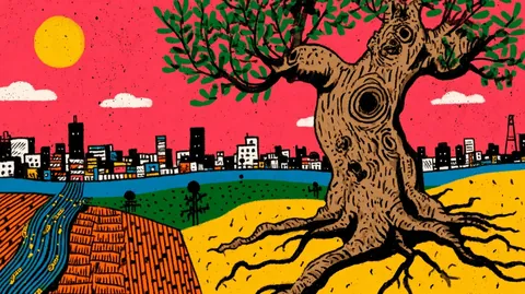 Inside the Olive Tree